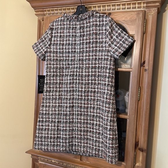 Tuckernuck Tweed Mini Dress - Red, Black, White - Picture 8 of 12
